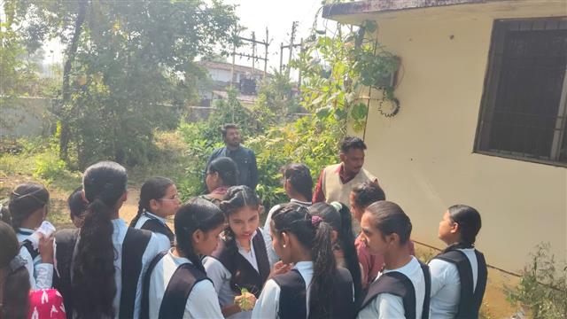 Visit to Govt. Ayurvedic Hospital Khertha